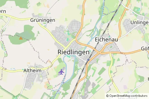 Mapa Riedlingen