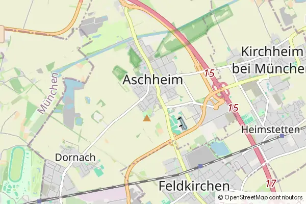 Mapa Aschheim