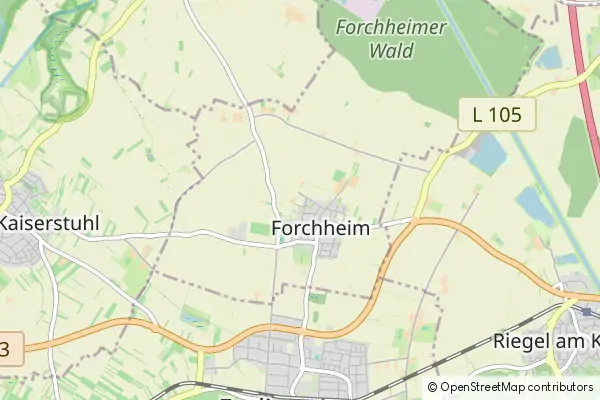 Mapa Forchheim