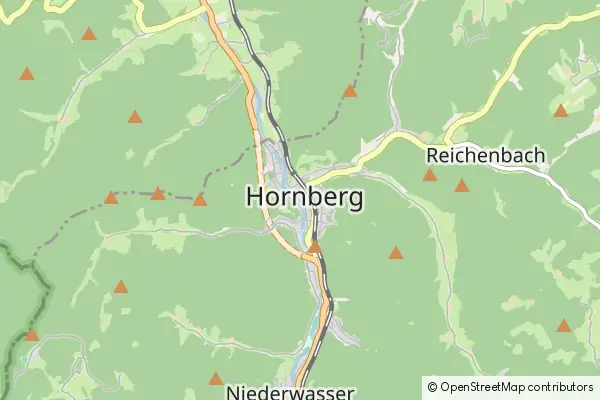 Mapa Hornberg