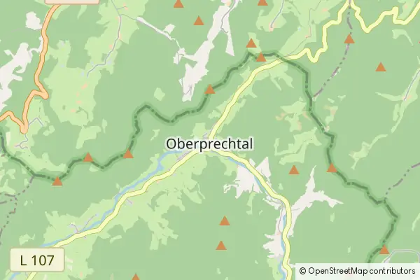 Mapa Elzach-Oberprechtal