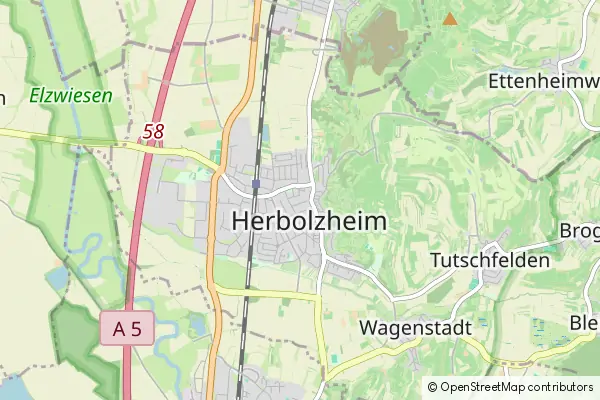 Mapa Herbolzheim