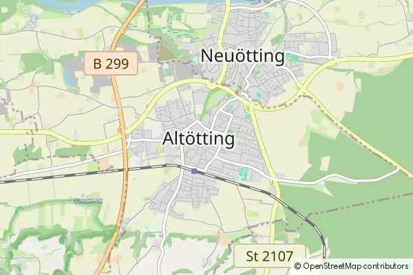 Mapa Altotting