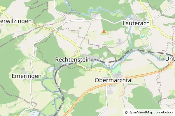 Mapa Rechtenstein