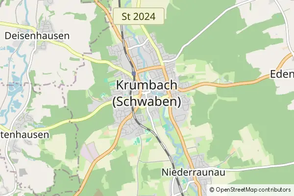 Mapa Krumbach