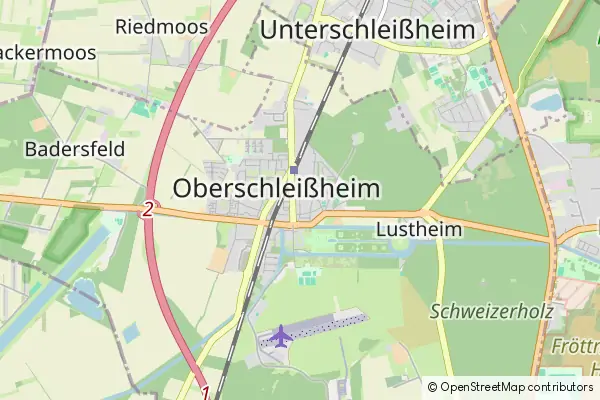 Mapa Oberschleißheim