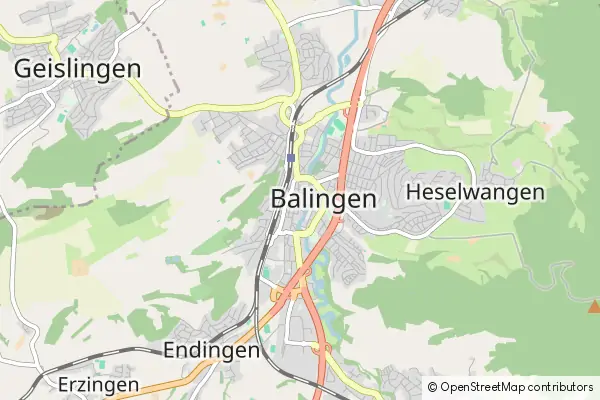 Mapa Balingen