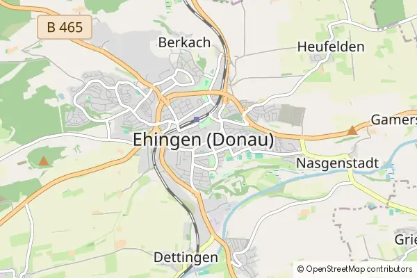 Mapa Ehingen