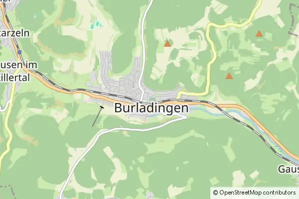 Mapa Burladingen