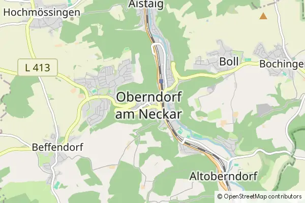 Mapa Oberndorf