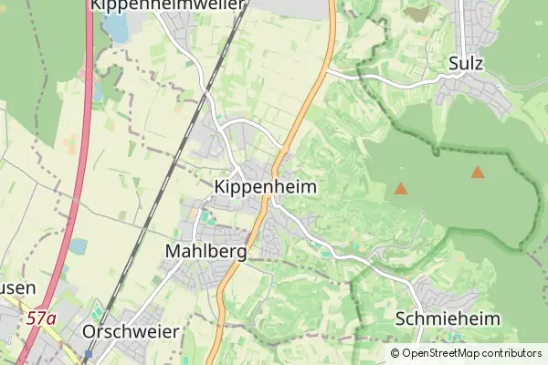 Mapa Kippenheim