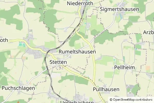 Mapa Rumeltshausen