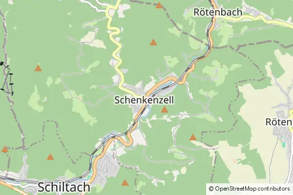 Mapa Schenkenzell