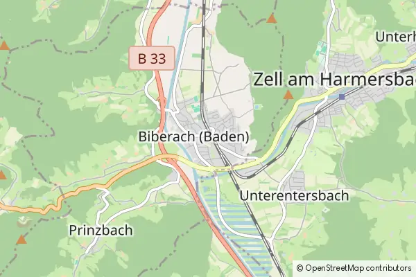 Mapa Biberach