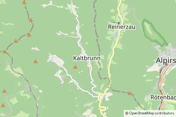 Mapa Kaltbrunn