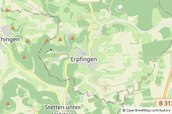 Mapa Erpfingen