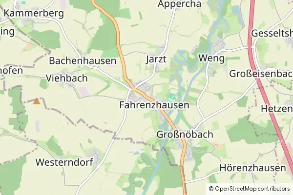 Mapa Fahrenzhausen