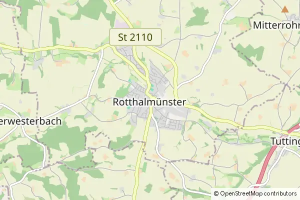 Mapa Rotthalmuenster