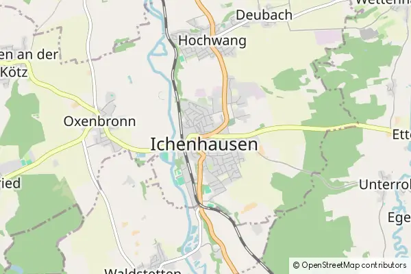 Mapa Ichenhausen