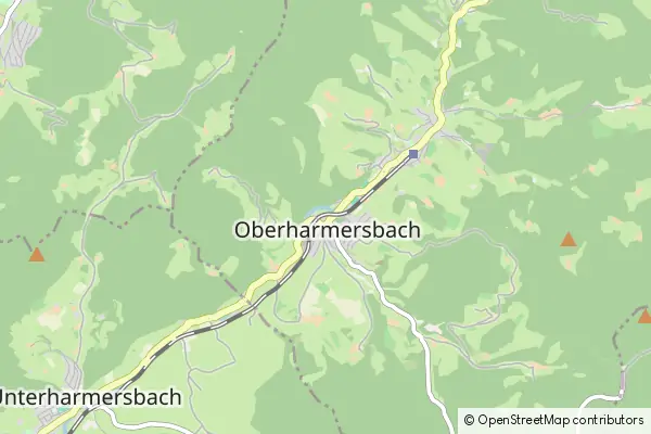 Mapa Oberharmersbach