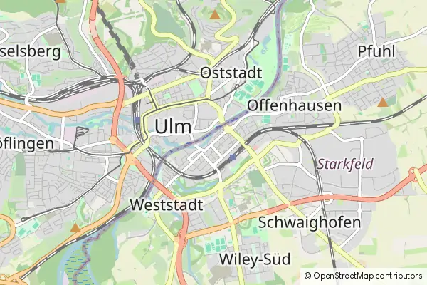 Mapa Neu-Ulm