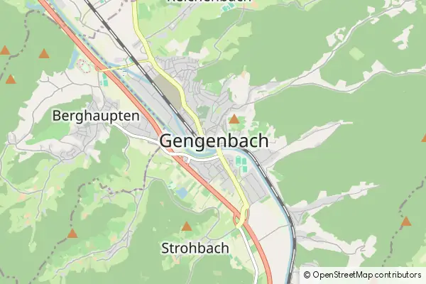 Mapa Gengenbach