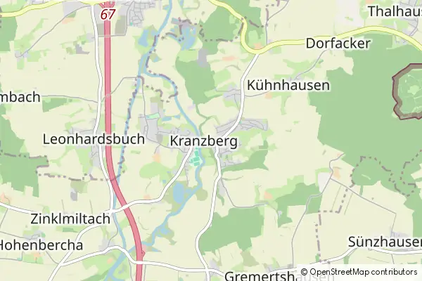 Mapa Kranzberg