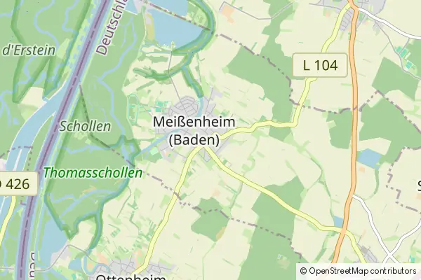 Mapa Meißenheim