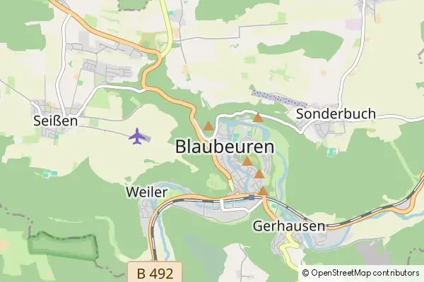 Mapa Klasztor w Blaubeuren