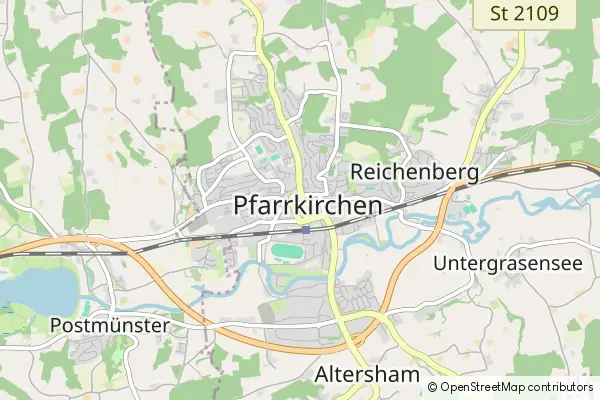 Mapa Pfarrkirchen