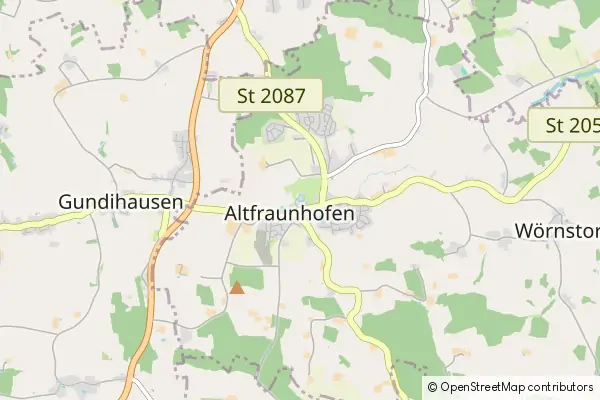 Mapa Altfraunhofen