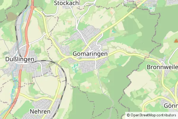 Mapa Gomaringen