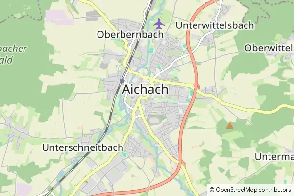 Mapa Aichach