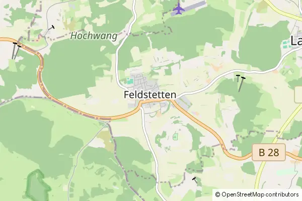 Mapa Laichingen Feldstetten