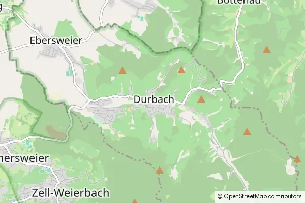 Mapa Durbach