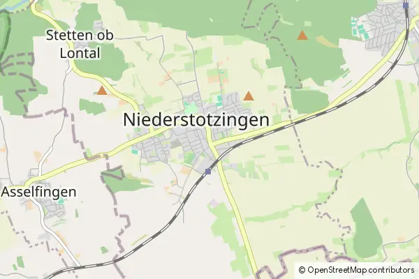 Mapa Niederstotzingen