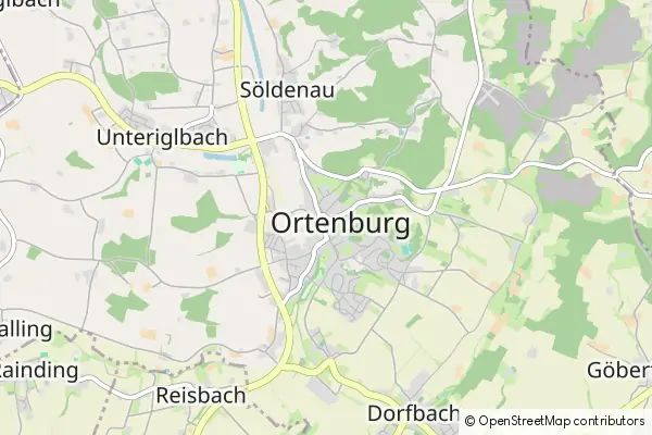 Mapa Ortenburg