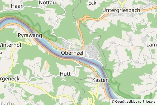 Mapa Obernzell