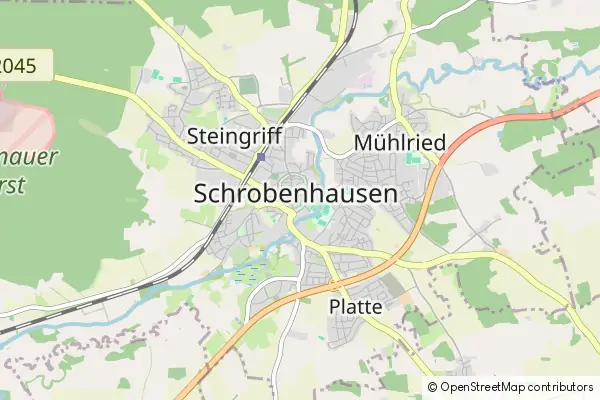 Mapa Schrobenhausen