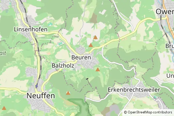 Mapa Beuren