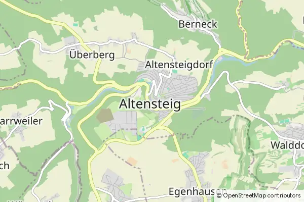 Mapa Altensteig