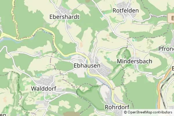 Mapa Ebhausen