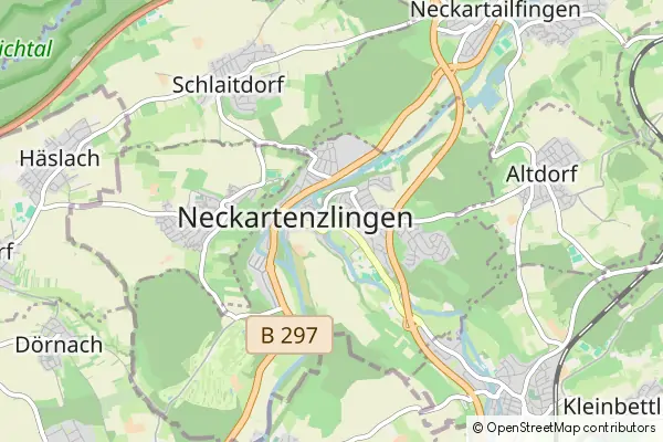 Mapa Neckartenzlingen