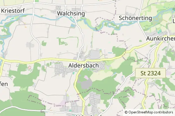 Mapa Aldersbach