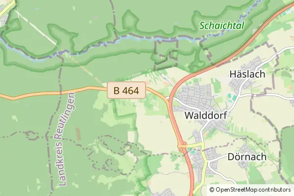 Mapa Walddorfhaeslach