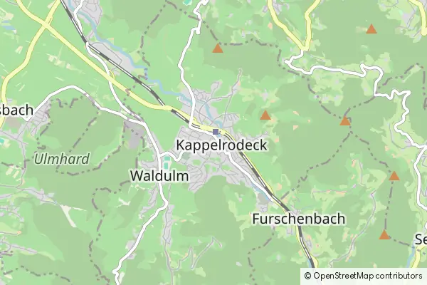 Mapa Kappelrodeck