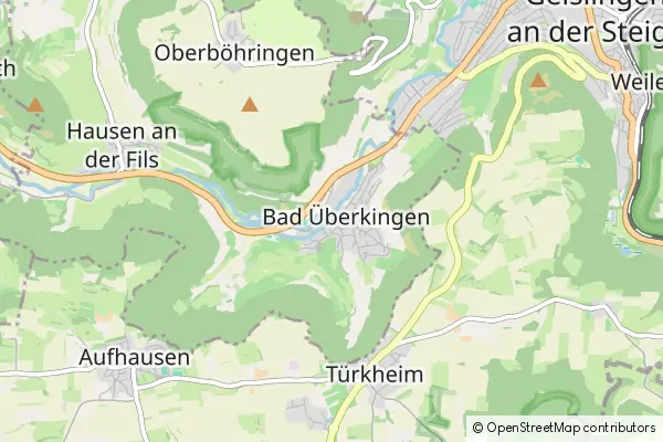 Mapa Bad Überkingen