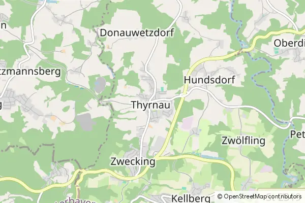 Mapa Thyrnau