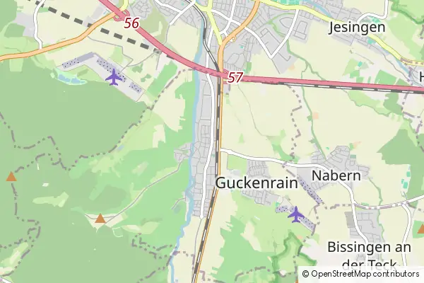 Mapa Dettingen