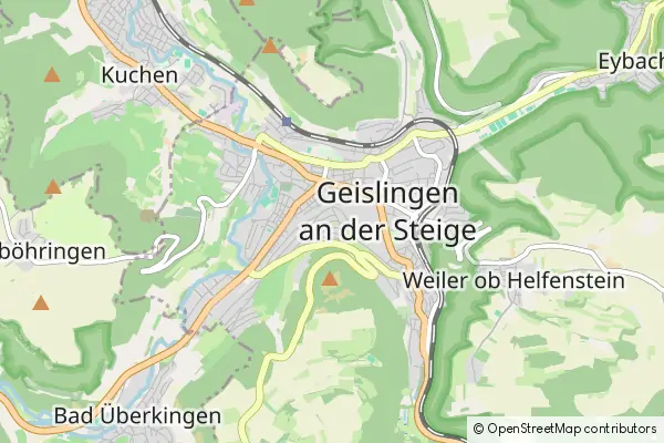 Mapa Geislingen